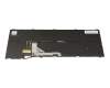 Clavier DE (allemand) noir avec rétro-éclairage original pour Fujitsu LifeBook U7411