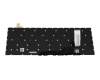 Clavier DE (allemand) noir avec rétro-éclairage original pour MSI GE66 11UH/UG/UE (MS-1543)