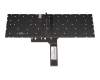 Clavier DE (allemand) noir avec rétro-éclairage original pour MSI GF75 Thin 10SCXR/10SCXK/10SCSR (MS-17F4)