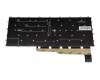 Clavier DE (allemand) noir avec rétro-éclairage original pour MSI Summit E13 Flip (MS-13P2)