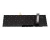 Clavier DE (allemand) noir avec rétro-éclairage original pour MSI WE76 11UK/11UM (MS-17K3)
