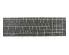 Clavier DE (allemand) noir/gris avec rétro-éclairage et mouse stick pour HP 15-bs100