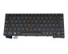 Clavier DE (allemand) noir/noir abattue avec mouse stick original pour Lenovo ThinkPad L13 Yoga Gen 3 (21BB/21BC)