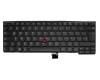 Clavier DE (allemand) noir/noir abattue avec rétro-éclairage et pointeur pour Lenovo ThinkPad T440s (20AQ/20AR)