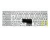 Clavier DE (allemand) noir/noir abattue pour Medion Akoya P7641