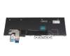 Clavier DE (allemand) noir/noir avec mouse stick original pour Lenovo ThinkPad P15v Gen 1 (20TQ/20TR)