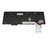 Clavier DE (allemand) noir/noir avec mouse stick original pour Lenovo ThinkPad P16s Gen 1 (21CK/21CL)