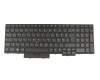 Clavier DE (allemand) noir/noir avec mouse stick pour Lenovo ThinkPad T570 (20H9/20HA/20JW/20JX)