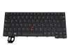 Clavier DE (allemand) noir/noir avec pointeur original pour Lenovo ThinkPad P14s Gen 4 (21HF/21HG)
