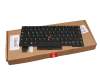 Clavier DE (allemand) noir/noir avec pointeur original pour Lenovo ThinkPad X13 (20UF/20UG)