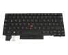 Clavier DE (allemand) noir/noir avec pointeur original pour Lenovo ThinkPad X280 (20KF/20KE)