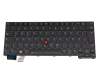 Clavier DE (allemand) noir/noir avec rétro-éclairage et mouse stick original pour Lenovo ThinkPad X13 Gen 3 (21BN/21BQ)