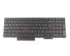 Clavier DE (allemand) noir/noir avec rétro-éclairage et mouse stick pour Lenovo ThinkPad E585 (20KV)