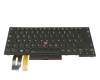 Clavier DE (allemand) noir/noir avec rétro-éclairage et pointeur original pour Lenovo ThinkPad T490 (20RY/20RX)