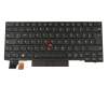 Clavier DE (allemand) noir/noir avec rétro-éclairage et pointeur original pour Lenovo ThinkPad X390 (20SD/20SC)