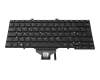 Clavier DE (allemand) noir/noir avec rétro-éclairage original pour Dell Latitude 14 (7400)