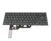 Clavier DE (allemand) noir/noir avec rétro-éclairage original pour MSI Stealth 15 A13VF/A13VE (MS-16V6)