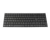 Clavier DE (allemand) noir/noir avec rétro-éclairage original pour Schenker XNE17M19