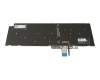 Clavier DE (allemand) noir/noir original pour Dell Precision 15 (3561)