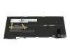 Clavier DE (allemand) noir/noir original pour Fujitsu LifeBook U7311