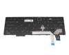 Clavier DE (allemand) noir/noir original pour Lenovo ThinkPad P16s Gen 2 (21K9)