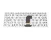 Clavier DE (allemand) noir/noir original pour Medion Akoya E14412 (SF40CM)