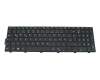 Clavier DE (allemand) noir/noir pour Dell Inspiron 17 (5748)