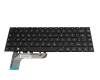 Clavier DE (allemand) noir/noir pour Medion Akoya P15650 (M15CMN)