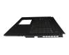 Clavier DE (allemand) noir/transparent avec rétro-éclairage original pour Asus FX707ZI