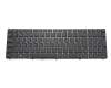 Clavier SF (suisse-francais) noir/noir brillant original pour Asus A72JR