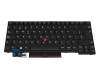 Clavier SP (espagnol) noir/noir avec pointeur original pour Lenovo ThinkPad T14 Gen 2 (20XK/20XL)