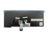 Clavier UK (anglais) noir/noir abattue avec pointeur original pour Lenovo ThinkPad L470 (20J4/20J5)