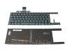Clavier US (anglais) bleu avec rétro-éclairage original pour Asus ZenBook Duo UX481FA