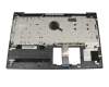 Clavier incl. topcase BE (belge) gris/gris original pour Lenovo V130-15IKB (81HN)