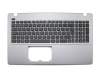 Clavier incl. topcase BE (belge) noir/gris original pour Asus K550CC