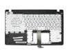 Clavier incl. topcase BE (belge) noir/gris original pour Asus X550CC