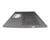 Clavier incl. topcase CH (suisse) gris/gris avec rétro-éclairage original pour Acer Aspire 5 (A515-57G)