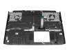 Clavier incl. topcase CH (suisse) moir/blanc/noir avec rétro-éclairage original pour Acer Nitro 5 (AN517-53)