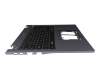 Clavier incl. topcase CH (suisse) noir/anthracite avec rétro-éclairage original pour Acer TravelMate Spin P4 (TMP414RN-55-TCO)