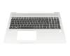 Clavier incl. topcase CH (suisse) noir/argent original pour HP ProBook 455 G7