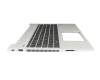 Clavier incl. topcase CH (suisse) noir/argent original pour HP ProBook 455R G6