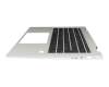 Clavier incl. topcase CH (suisse) noir/gris avec rétro-éclairage original pour HP Elite x360 1040 G9