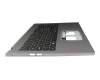 Clavier incl. topcase CH (suisse) noir/gris original pour Acer Aspire 5 (A515-58P)