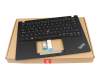 Clavier incl. topcase CH (suisse) noir/noir avec rétro-éclairage et pointeur original pour Lenovo ThinkPad T14s G4 (21F6/21F7)