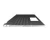 Clavier incl. topcase CH (suisse) noir/noir avec rétro-éclairage original pour HP Pavilion x360 15-dq0200