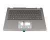 Clavier incl. topcase DE (allemand) anthracite/anthracite avec rétro-éclairage original pour Acer Aspire 5 (A514-56M)