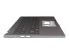 Clavier incl. topcase DE (allemand) anthracite/anthracite avec rétro-éclairage original pour Acer Aspire 5 (A514-56M)