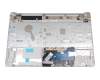 Clavier incl. topcase DE (allemand) argent/argent (Fingerprint) original pour HP 15-dw0000