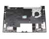 Clavier incl. topcase DE (allemand) argent/argent avec rétro-éclairage original pour HP Pavilion 14-dv0000