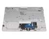 Clavier incl. topcase DE (allemand) argent/argent pour HP 17-ca1000